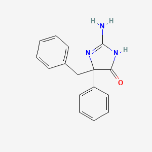 2-Amino-5-benzyl-5-phenyl-4,5-dihydro-1H-imidazol-4-one