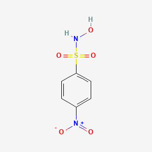 molecular formula C6H6N2O5S B3142796 N-羟基-4-硝基苯-1-磺酰胺 CAS No. 51221-38-6