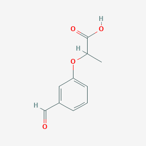 2-(3-formylphenoxy)propanoic Acid