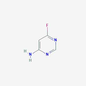 molecular formula C4H4FN3 B3142888 6-氟嘧啶-4-胺 CAS No. 51421-96-6
