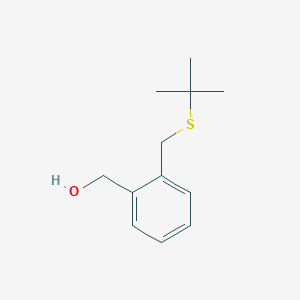 {2-[(tert-Butylsulfanyl)methyl]phenyl}methanol