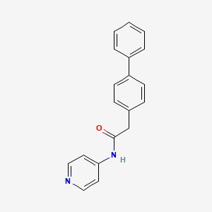 molecular formula C19H16N2O B3142932 [1,1-联苯]-4-乙酰胺，N-4-吡啶基- CAS No. 51484-42-5