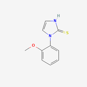 molecular formula C10H10N2OS B3142972 1-(2-甲氧基苯基)-1H-咪唑-2-硫醇 CAS No. 51581-48-7