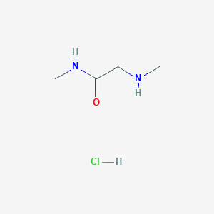 molecular formula C4H11ClN2O B3143037 N-methyl-2-(methylamino)acetamide hydrochloride CAS No. 51739-63-0