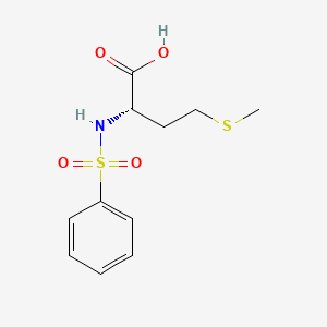 (2S)-2-(benzenesulfonamido)-4-methylsulfanylbutanoic acid