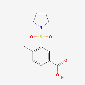 4-Methyl-3-(1-pyrrolidinylsulfonyl)benzoic acid