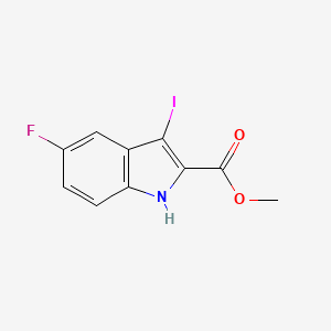 methyl 5-fluoro-3-iodo-1H-indole-2-carboxylate