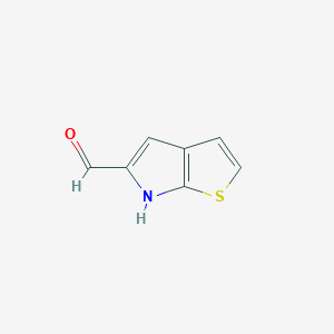 molecular formula C7H5NOS B3143180 6H-Thieno[2,3-b]pyrrole-5-carbaldehyde CAS No. 51856-26-9