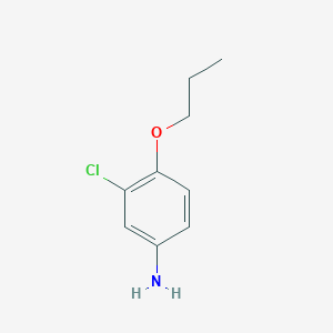molecular formula C9H12ClNO B3143304 3-Chloro-4-propoxyaniline CAS No. 5211-03-0