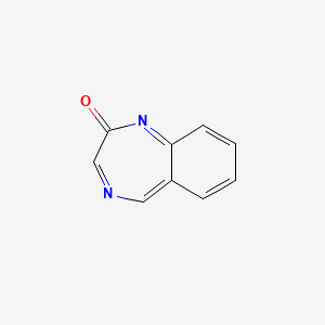 molecular formula C9H6N2O B3143331 2H-1,4-苯并二氮杂卓-2-酮 CAS No. 52202-87-6