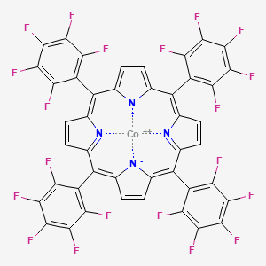 molecular formula C44H8CoF20N4 B3143339 Co(II) meso-Tetra (Pentafluorophenyl) porphine CAS No. 52242-06-5