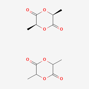 molecular formula C12H16O8 B3143349 Poly(L-lactide-co-D,L-lactide) CAS No. 52305-30-3