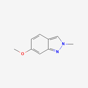 molecular formula C9H10N2O B3143368 6-Methoxy-2-methyl-2H-indazole CAS No. 52354-73-1