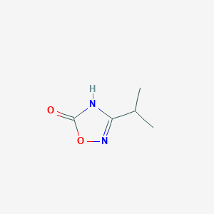 molecular formula C5H8N2O2 B3143374 3-异丙基-1,2,4-恶二唑-5-醇 CAS No. 52366-04-8