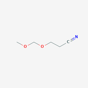 molecular formula C5H9NO2 B3143418 3-(甲氧基甲氧基)丙腈 CAS No. 52406-33-4