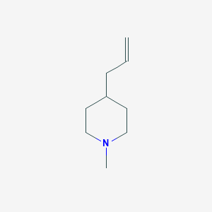 molecular formula C9H17N B3143484 4-Allyl-1-methyl-piperidine CAS No. 5261-66-5