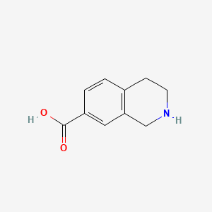 molecular formula C10H11NO2 B3143492 1,2,3,4-四氢异喹啉-7-羧酸 CAS No. 526219-52-3