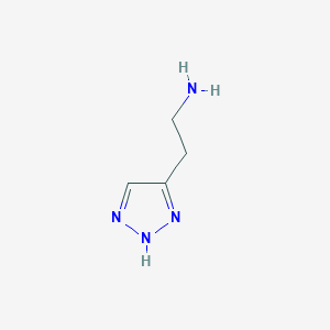 molecular formula C4H8N4 B3143551 2-(1H-1,2,3-Triazol-5-yl)ethanamine CAS No. 52845-67-7