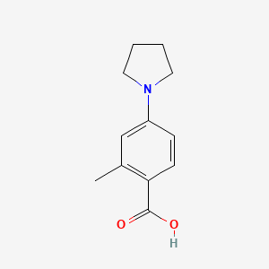 2-Methyl-4-(1-pyrrolidinyl)benzoic acid