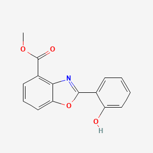 4-Benzoxazolecarboxylic acid, 2-(2-hydroxyphenyl)-, methyl ester