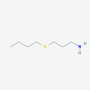 molecular formula C7H17NS B3143610 [3-(丁硫基)丙基]胺 CAS No. 53056-87-4