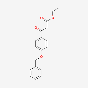 molecular formula C18H18O4 B3143616 3-[4-(苄氧基)苯基]-3-氧代丙酸乙酯 CAS No. 53090-45-2