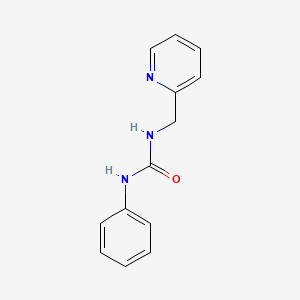 molecular formula C13H13N3O B3143631 1-Phenyl-3-(pyridin-2-ylmethyl)urea CAS No. 53101-94-3