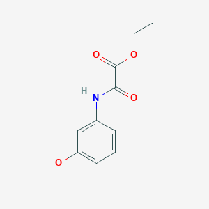 molecular formula C11H13NO4 B3143639 乙基[(3-甲氧基苯基)氨基](氧代)乙酸酯 CAS No. 53117-15-0