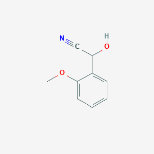 molecular formula C9H9NO2 B3143662 2-Hydroxy-2-(2-methoxyphenyl)acetonitrile CAS No. 53313-93-2