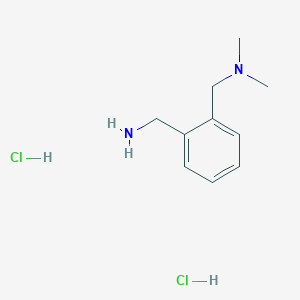 molecular formula C10H18Cl2N2 B3143677 {2-[(二甲氨基)甲基]苯基}甲胺二盐酸盐 CAS No. 53369-78-1