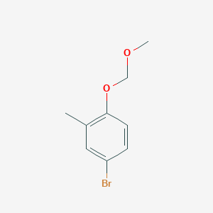 molecular formula C9H11BrO2 B3143681 4-Bromo-1-(methoxymethoxy)-2-methylbenzene CAS No. 533884-36-5