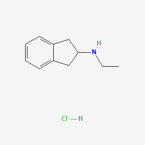 N-ethyl-2,3-dihydro-1H-inden-2-amine hydrochloride