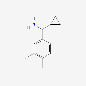 Cyclopropyl-(3,4-dimethylphenyl)methanamine