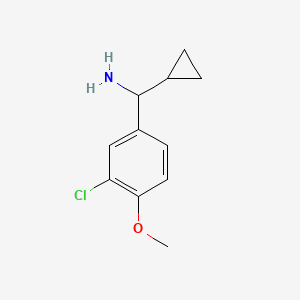 (3-Chloro-4-methoxyphenyl)-cyclopropylmethanamine