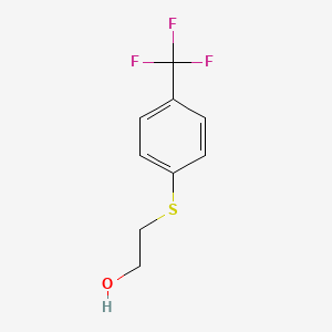 molecular formula C9H9F3OS B3143765 4-Trifluoromethylphenylthioethanol CAS No. 535937-56-5