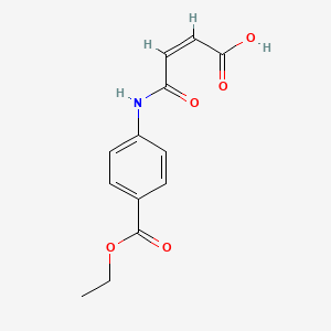 4-[4-(Ethoxycarbonyl)anilino]-4-oxobut-2-enoic acid