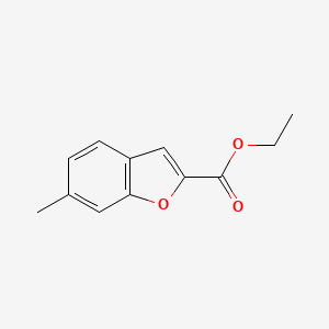 molecular formula C12H12O3 B3143835 6-甲基苯并呋喃-2-甲酸乙酯 CAS No. 53715-89-2