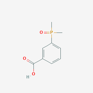 molecular formula C9H11O3P B3143904 3-二甲基磷酰苯甲酸 CAS No. 53888-92-9