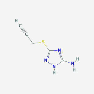 3-(2-Propynylsulfanyl)-1H-1,2,4-triazol-5-ylamine