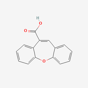 molecular formula C15H10O3 B3143917 Dibenzo[b,f]oxepine-10-carboxylic acid CAS No. 53921-70-3