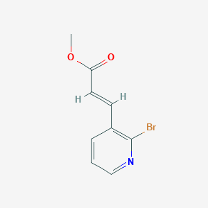 methyl (2E)-3-(2-bromopyridin-3-yl)prop-2-enoate