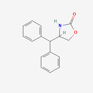 molecular formula C16H15NO2 B3143967 4-(Diphenylmethyl)-1,3-oxazolidin-2-one CAS No. 540750-25-2