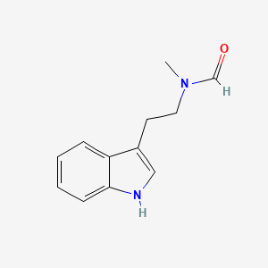 molecular formula C12H14N2O B3144051 N-(2-(1H-吲哚-3-基)乙基)-N-甲基甲酰胺 CAS No. 54268-27-8