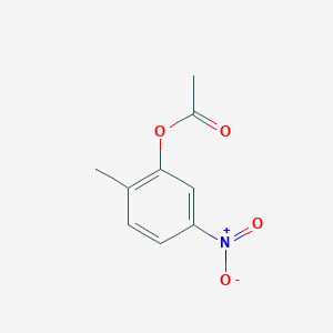 molecular formula C9H9NO4 B3144054 2-甲基-5-硝基苯基乙酸酯 CAS No. 54362-24-2