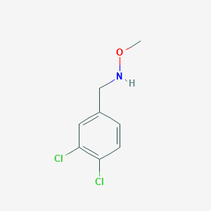 molecular formula C8H9Cl2NO B3144084 N-(3,4-dichloro-benzyl)-O-methyl-hydroxylamine CAS No. 543730-44-5