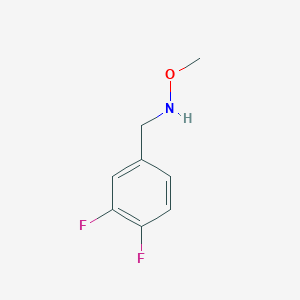 molecular formula C8H9F2NO B3144095 n-(3,4-Difluoro-benzyl)-o-methyl-hydroxylamine CAS No. 543730-86-5