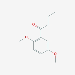 molecular formula C12H16O3 B3144125 1-(2,5-Dimethoxyphenyl)butan-1-one CAS No. 54419-64-6