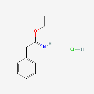 molecular formula C10H14ClNO B3144131 Ethyl 2-phenylacetimidate hydrochloride CAS No. 5442-34-2