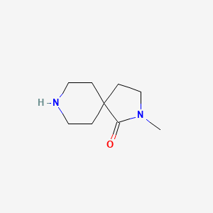 molecular formula C9H16N2O B3144182 2-Methyl-2,8-diazaspiro[4.5]decan-1-one CAS No. 546093-44-1