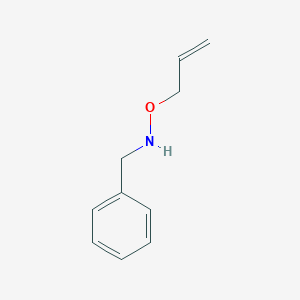 molecular formula C10H13NO B3144193 Benzenemethanamine, N-(2-propen-1-yloxy)- CAS No. 54615-13-3
